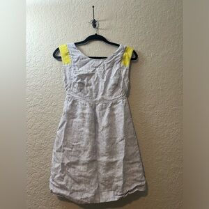 J.CREW Striped Mini Dress w/ Lace Shoulders, Size 00
